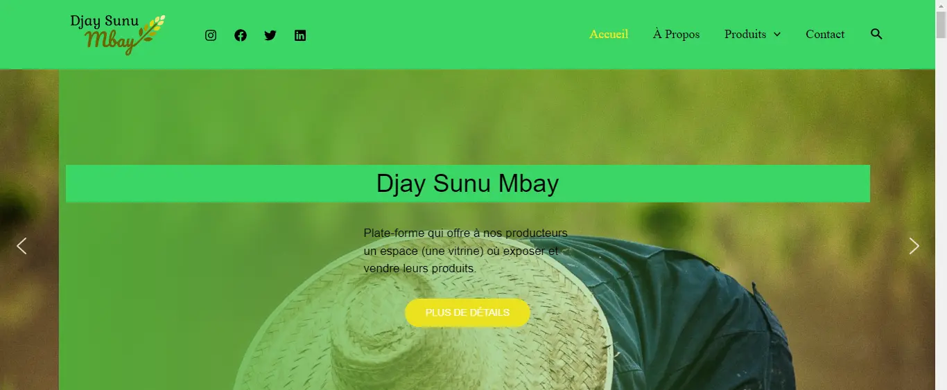 une image du site Djay Suñu Mbay.